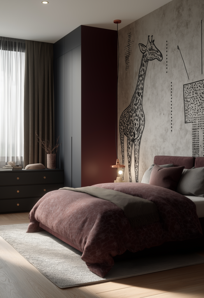 tatianagiorgadze_Stylized_kids_bedroom_focus_on_the_accent_mura_875042cc-b870-4c3f-a60e-494d753fdfdc